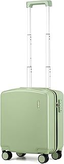 Hanke 45x36x20cm Underseat Cabin Bag Lightweight Hard Cabin Suitcase Approved Carry On Hand Luggage Underseat Flight Bag with 4 Wheels, Cuba Sand