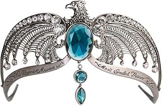 The Noble Collection Harry Potter Ravenclaw Diadem - 5.5in (14cm) Silver Plated Diadem Prop Replica - Officially Licensed Film Set Movie Props Gifts Jewellery
