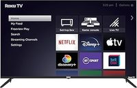 RCA Roku 50 Inch Smart TV, 50" 4K Ultra HD TV with AppleTV BBC Netflix Freeview Play, HDR Dolby Audio DVB-T2/T 3 x HDMI 2 x USB 2.0 Port UHD Television, Ideal Large Screen for Living Room