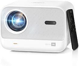 【Sound by JBL&1s Auto Focus】Projector, 700 ANSI Native1080P Portable Projector, WiFi 6 Bluetooth Mini Projectors, Vertical Keystone 50% Zoom Yaber Projectors for Bedroom/iOS/Android/TV stick