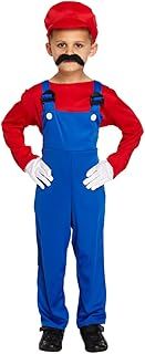 Super Workman Fancy Dress Costume, Red - Small (4-6)
