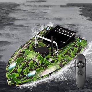 Fishing Bait Boat, Remote Control Bait Boats for Carp Fishing, 500M RC Fishing Boats for Adults, Wind & Wave Resistant for Sea Fishing