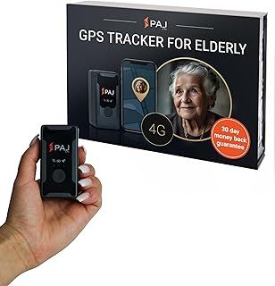 PAJ GPS - EASY FINDER 4G - Mini Personal GPS Tracker for Kids, Elderly, Luggage and More- UK & Worldwide Real Time Tracking, Safe Area, Route Memory System and Alarms - Battery up to 14 days (Standby)