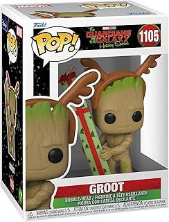 Funko Pop! Marvel: Guardians Of the Galaxy Holiday Special - Groot - Marvel Comics - Collectable Vinyl Figure - Gift Idea - Official Merchandise - Toys for Kids & Adults - Movies Fans