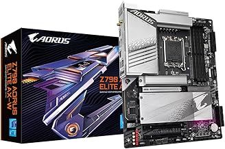 Gigabyte Z790 AORUS ELITE AX-W Motherboard - Supports Intel Core 14th CPUs, 16*+1+2 Phases Digital VRM, up to 7600MHz DDR5 (OC), 4xPCIe 4.0 M.2, Wi-Fi 6E, 2.5GbE LAN, USB 3.2 Gen 2x2