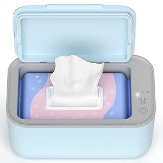 Baby Wipe Warmer and Babies Wet Wipes Dispenser, Diaper Wipe Warmers with 3-Step Temperature Control and Large Capacity, Baby Wipes Warmer