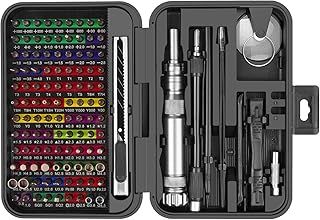 XOOL 132 in 1 Precision Screwdriver Set with Magnetic Driver Kit Professional Electronics Repair Tool Kit for Computer, PC, Mac-Book, Laptop, Tablet, iPhone, Xbox, Game Console