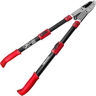 HAUTMEC Extendable 27-37'' Anvil Loppers with Compound Action System, 2 Inch Cut Capacity, Labor-Saving Tree Trimmer, Heavy Duty Thick Branch Garden Pruning Clippers Scissors HT0149-UK