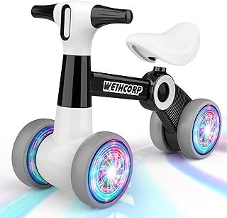 Toddler Balance Bike 1 2 Year Old, Garden Toys Baby Toys for 1 2 Year Old Boys Kids Balance Bike Boys Toys Age 1 2 Year Old Girls Birthday Presents First Birthday Gifts for Girls