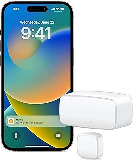 Eve Door & Window (Matter) - Smart Sensor for Doors & Windows, Automatic Control of Accessories, Privacy, Matter/Thread, for Apple Home, Alexa, Google Home, SmartThings, requires Thread Border Router
