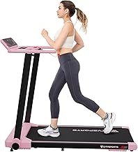 CITYSPORTS Folding Treadmill for Home, 2.0HP Foldable Under Desk Treadmill, Adjustable Speeds 1-12km/h, LED Display & Fitness App