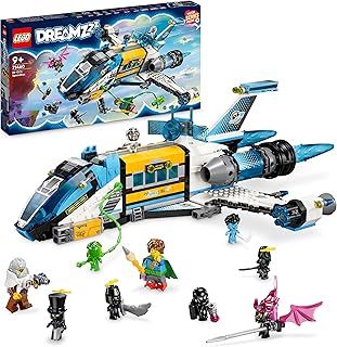 LEGO DREAMZzz 2-in-1 Mr Oz's Spacebus, Space Shuttle Bus Toy Which Can Be Built in 2 Ways, with Mateo, Z-Blob & Logan, Adventure Toys for Imaginative Play Based on TV Show, For Kids, Boys, Girls 71460