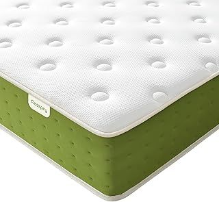 Resspry Double Mattresses,26cm Hybrid Pocket Sprung Memory Foam Mattress,FIELD Mattress,Medium Soft,Pressure & Back Pain Relief (Double(135x190x26cm))