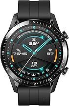 HUAWEI Watch GT 2 (46 mm) Smart Watch, 1.39 Inch AMOLED Display with 3D Glass Screen, 2 Weeks Battery Life, GPS, 15 Sport Modes, 3D Glass Screen, Bluetooth Calling Smartwatch, Matte Black (Renewed)