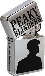 ARZER Peaky Blinders Shelby Silhouette Chrome Metal Windproof Refillable Lighter