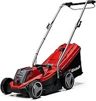 Einhell Power X-Change 18/33 Cordless Lawnmower With Battery and Charger - 18V, Brushless Motor, 33cm Cutting Width, 30L Grass Box, 5 Cutting Heights - GE-CM 18/33 Li Battery Lawn Mower