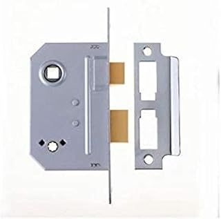 Yale Locks PM236CH25 Bathroom 2 Lever Sash Lock 2.5-inch - Polished Chrome Finish