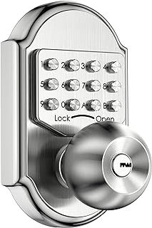 Keyless Entry Keypad Deadbolt Door Lock - 304 Stainless Steel Sabbath Lock - No Risk of Low Power