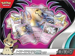 Pokémon TCG: Mimikyu ex Box (2 Foil Promo Cards, 1 Foil Oversize Card & 4 Booster Packs)