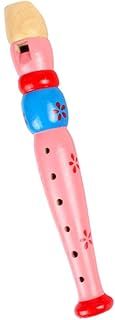 Small Wooden Recorders For Toddlers Colorful Flute for Kids Learning Rhythm Musical Instrument Sealive Baby Early Education Music&Sound Toys for Preschool Child (Random Color)