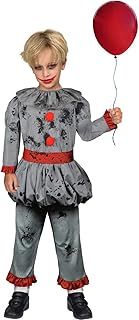 amscan Childs Boys Bad Clown Halloween Fancy Dress Costume