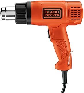 BLACK+DECKER 230V Heat Gun for Paint Stripping, Heat and Airflow Setting 460 – 600 Degrees, KX1650-GB