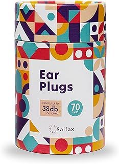 Noise Cancelling Ear Plugs for Sleep – 70 Pairs – 38DB SNR – Custom Fit Soft Earplugs – for Studying, Meditating, Or Any Noisy Situation