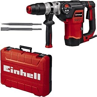 Einhell TE-RH 40 3F Rotary Hammer Drill | SDS Max 3-in-1 Drill - Pneumatic Impact Drilling / Chiseling With and Without Lock | 1050W, 10 Joule Impact Force, Anti-Vibration System