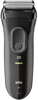 Braun Series 3 ProSkin 3000s Men's Electric Rechargeable & Cordless Electric Razor Shaver Smooth Razor - Black