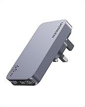 UGREEN USB C Charger 65W Fast Charger Plug Nexode Pro 3-Port GaN Travel Charger Adapter with US/UK/EU Plugs Compatible with MacBook Pro/Air, iPad Pro, iPhone 17 Pro/Air/17/16, Galaxy S24, Pixel 9, etc