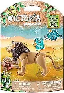 Playmobil 71054 Wiltopia Lion, Animal Toy, Sustainable Toys, Fun Imaginative Role-Play, PlaySets Suitable for Children Ages 4+