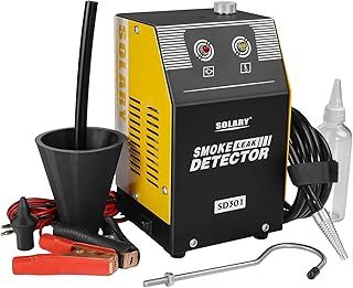 Solary Smoke Machine Automotive - DC12V EVAP Smoke Machine Leak Tester for Motorcycle/Car/Truck, Yellow (oil not contain)