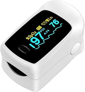 M70B Oxygen Monitor Finger Adults, Fingertip Pulse Oximeter CE Approved, UK Standard, SpO2 Blood Oxygen Saturation Sats Monitor Oxymetre Probe with Heart Rate and Perfusion Index
