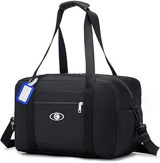 SPAHER Cabin Bag 40x20x25cm Ryanair Foldable Travel Duffle Bag Carry-on Hand Luggage Small Under-seat Cabin Bag Lightweight Holdall Suitcase Handbag