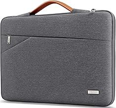 TECOOL 16 Inch Laptop Sleeve Case for 16 Inch MacBook Pro 16 M4 M3 M2 M1 2019-2024, 16'' Lenovo ThinkBook/Ideapad 16, ASUS Vivobook 16 Shockproof Computer Bag Waterproof Protective Case, Dark Grey