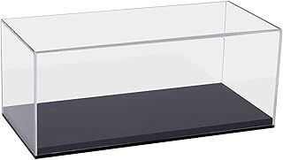 HMF 46800900 Acrylic Display Case for Model Cars / Figures, Various Sizes, Transparent, 34 x 14 x 16 cm