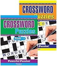 Squiggle Martello P2164 A4 Crossword Puzzle Books, Set of 2