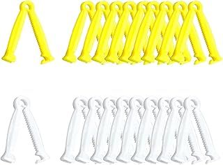 CANGCANG 20Pcs Whelping Kits,puppy umbilical cord clamps reusable umbilical dog whelping cord clips whelping kits for puppies disposable plastic pig for puppy pet piglet goat small animal