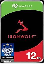 Seagate IronWolf ST12000VN0008 - Hard drive - 12 TB - internal - 3.5" - SATA 6Gb/s - 7200 rpm - buffer: 256 MB Mechanical Hard Disk