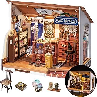 Rolife DIY Miniature House Kits-Kiki's Magic Emporium-Mini Room Decor for Teen Girls Boys Women (DG155)