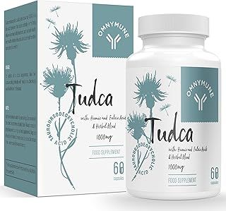TUDCA Liver Support Supplement, Tauroursodeoxycholic Acid Complex 1000mg Per Serving, Bile Salts for Detox & Repair, Kidney & Gallbladder Support, 60 Capsules