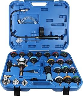 GOGOLO 28-piece cooling system tester kit imprint device car with adapter, universal cooler pressure tester pressure test tool refill set with carry bag