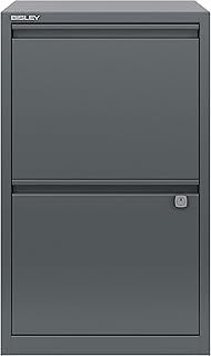 Bisley Filing Cabinet, Metal, Anthracite Grey, One Size, FFPFA2