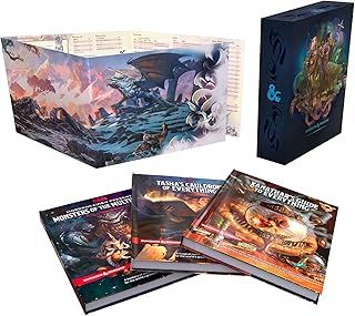 Dungeons & Dragons Rules Expansion Gift Set (D&D Books)- Tasha's Cauldron of Everything + Xanathar's Guide to Everything + Monsters of the Multiverse + DM Screen: 1