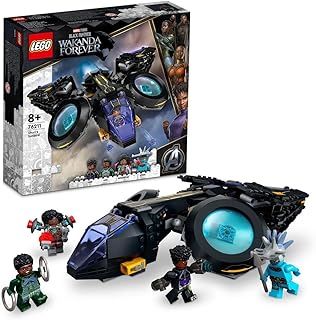 LEGO Marvel Shuri's Sunbird 76211 Building Kit; Black Panther Airship Construction Toy for Fans of Wakanda Action and Fun Vehicles; Birthday Gift for Super-Hero Kids Aged 8 and up (355 Pieces)