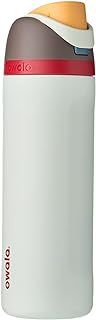 FreeSip Insulated Stainless Steel Water Bottle with Straw for Sports and Travel, BPA-Free, 24-oz, Boneyard