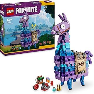 LEGO Fortnite Supply Llama, Video Game Character Toy for Boys & Girls, Building Set Makes a Great Kids' Bedroom Decoration, Collectible Birthday Gifts for Gamers 77071