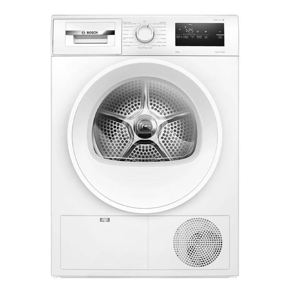 Bosch Series 4 WTH85225GB Freestanding heat pump tumble dryer, 8kg,