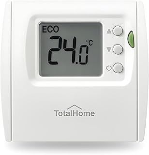 Honeywell Home Programmable Room Thermostat Replacement with Eco Button for Energy Saving and Intelligent Heating Control