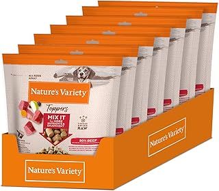 Nature's Variety Freezed Dried Beef Toppers for Adult Dogs - Case 7 x 120 g